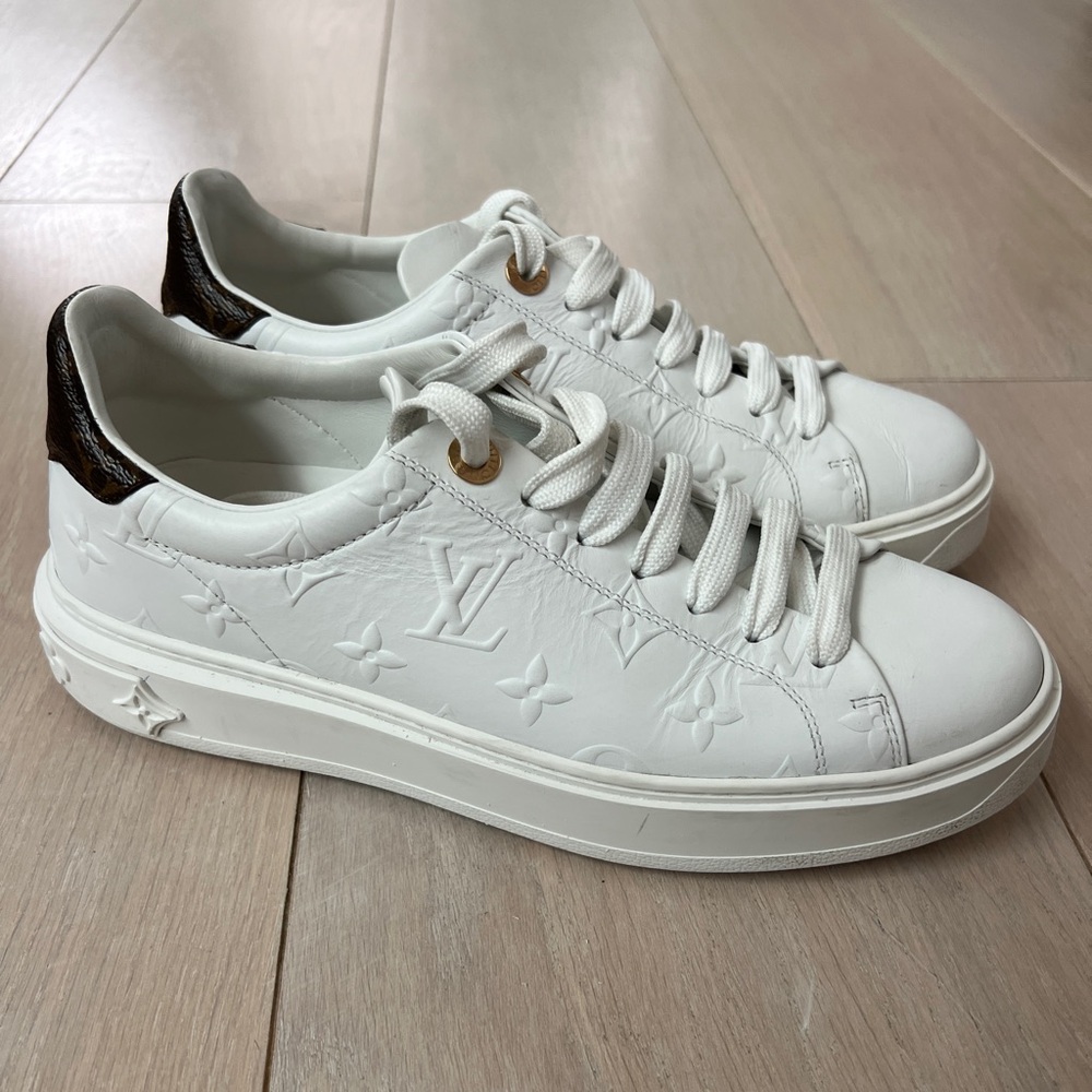 Louis Vuitton Time Out Sneaker White Monogram